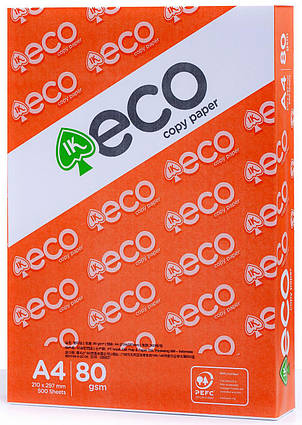 Папір ECO А-4 80г/м2 500арк., фото 1