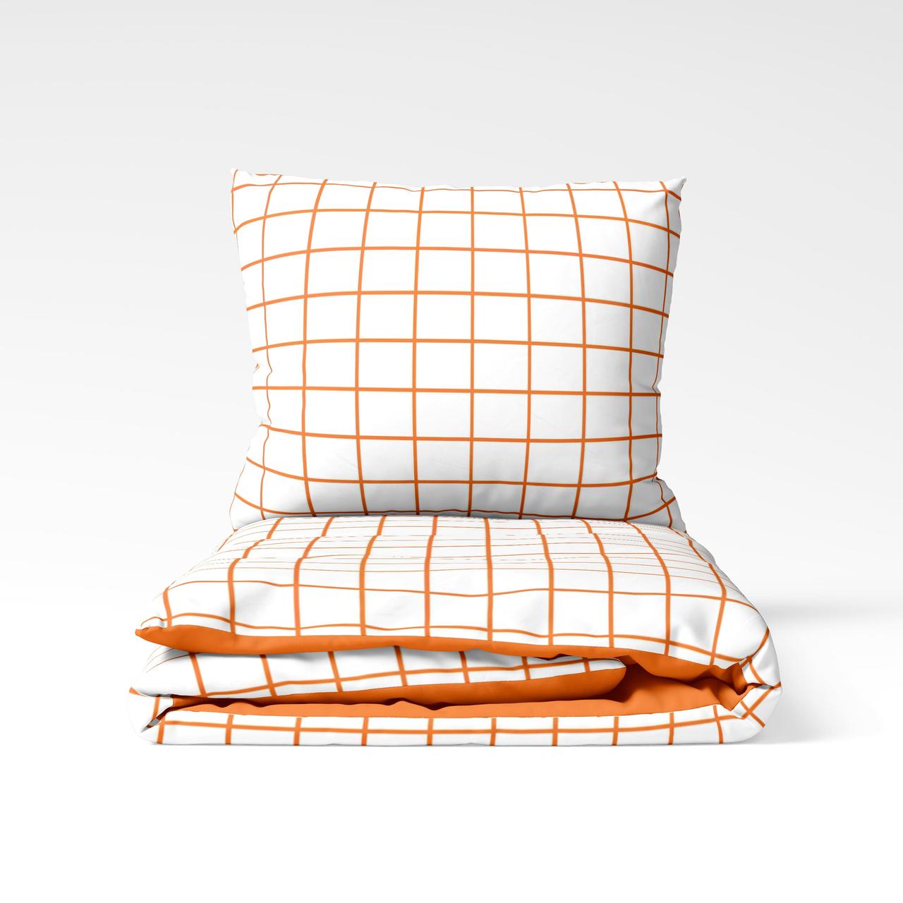 Постільна білизна ТЕП "Happy Sleep" Terracotta Check, 50x70, полуторна, фото 1