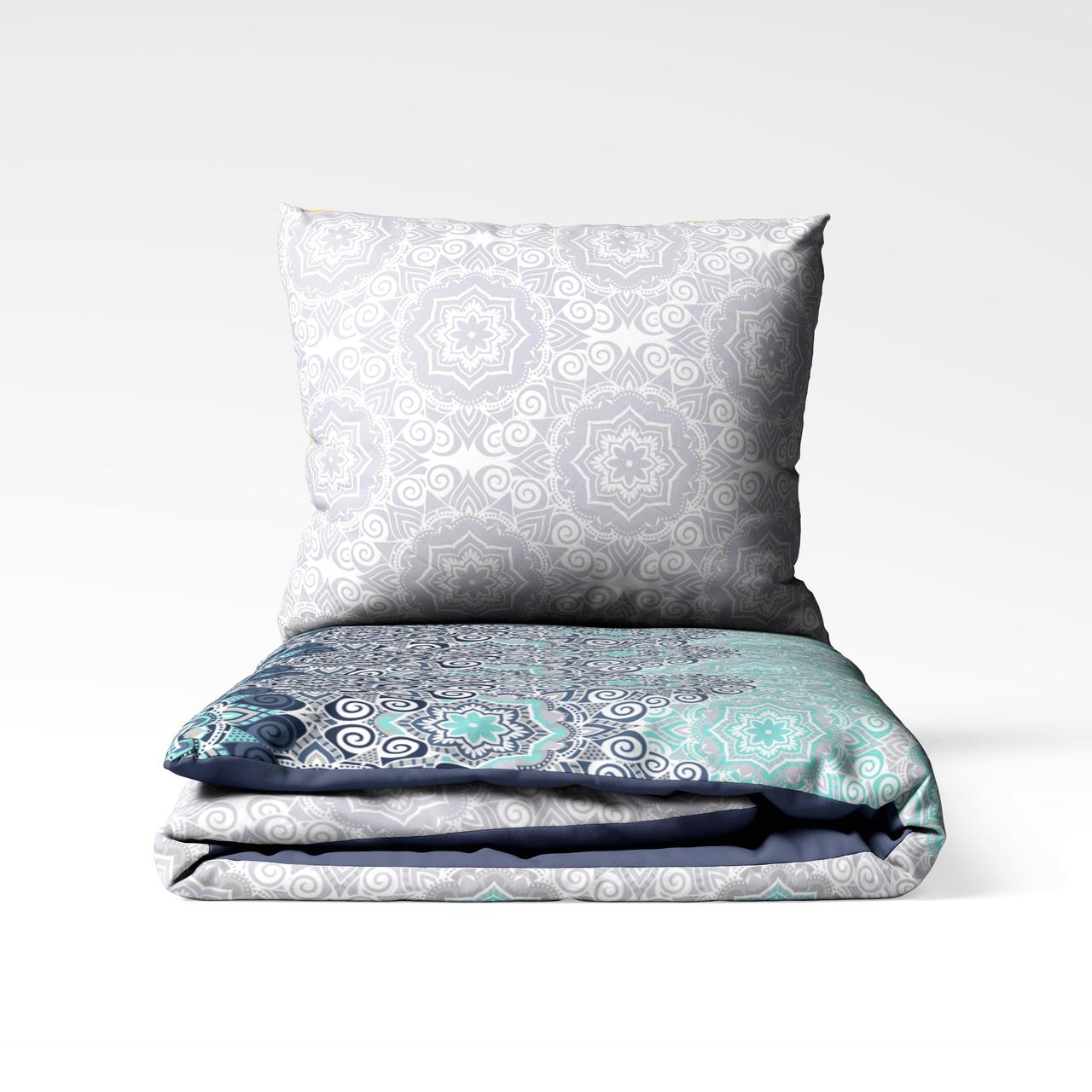 Комплект постільної білизни "ТЕП" Blue Ash, євро, фото 1