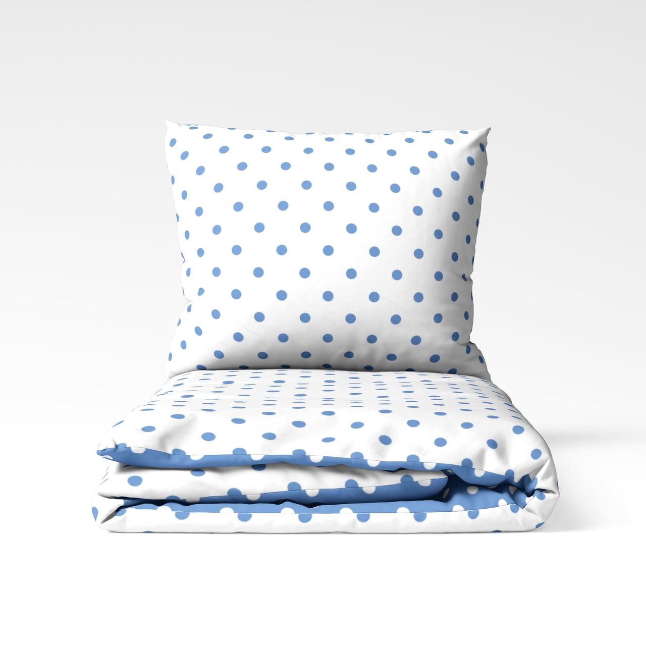 Постільна білизна ТЕП "Happy Sleep" Light Blue Dots, 50x70, двоспальна, фото 1