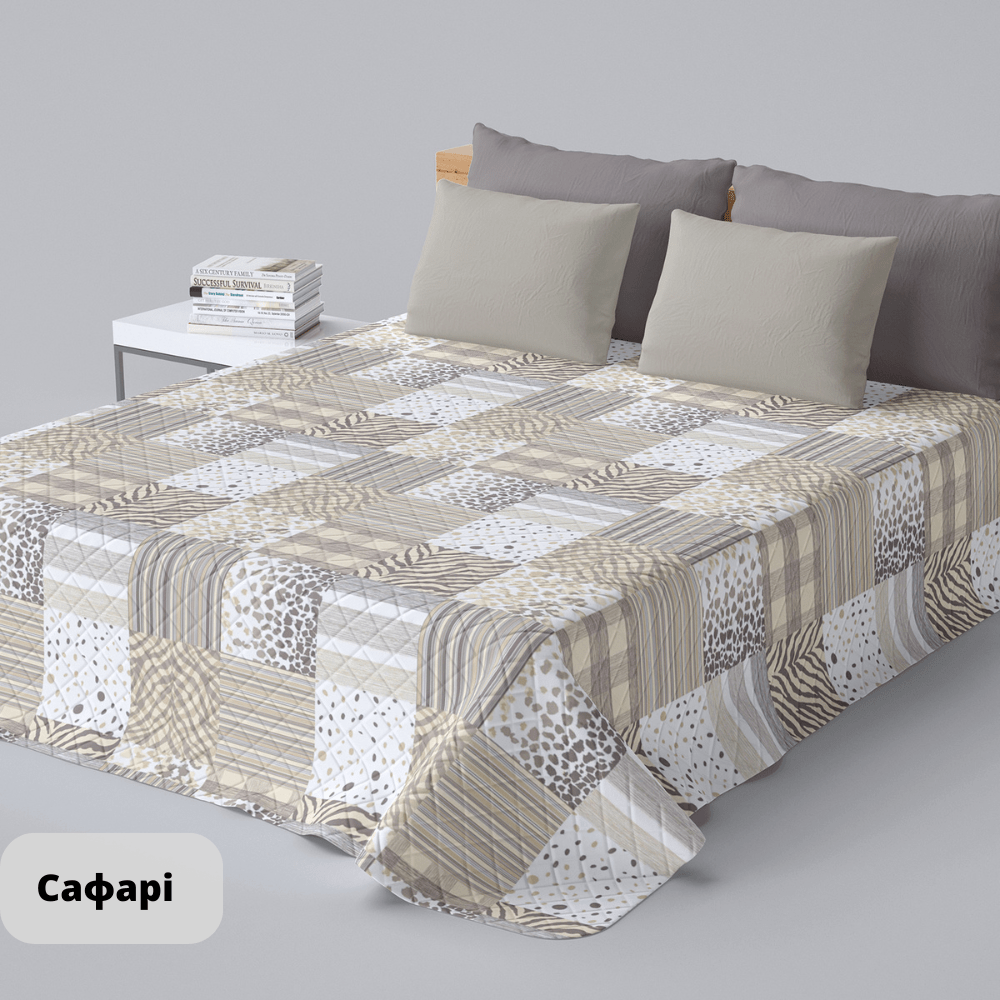 Покривало ТЕП "PROVENCE" наволочка 50*70 см Сафарі, 150x210, фото 1