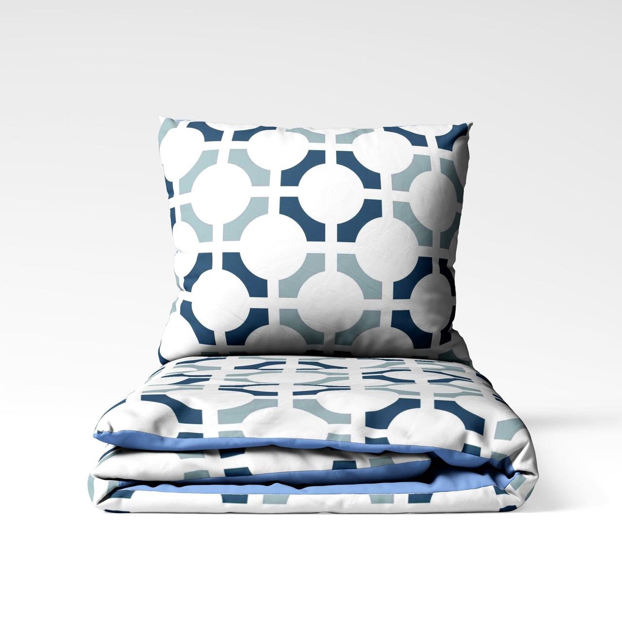 Комплект постільної білизни "ТЕП" Ocean Grid, сімейна, фото 1