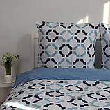 Комплект постільної білизни "ТЕП" Ocean Grid, сімейна, фото 3