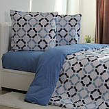 Комплект постільної білизни "ТЕП" Ocean Grid, сімейна, фото 4