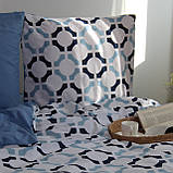 Комплект постільної білизни "ТЕП" Ocean Grid, сімейна, фото 5