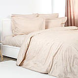Комплект постільної білизни ТЕП "Grace Jacquard" Beige, євро, фото 2