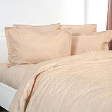 Комплект постільної білизни ТЕП "Grace Jacquard" Beige, євро, фото 3