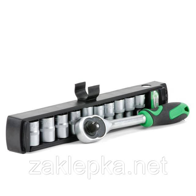 Набір головок 10 шт. 1/4" INTERTOOL ET-6008