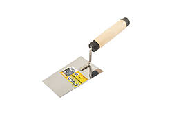 Кельма оздоблювача MASTERTOOL КОВ12 ударна неіржавка сталь дерев'яна ручка 19-4392