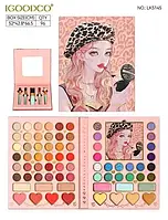 Дитяча декоративна косметика: палітра тіней для повік з аксесуарами Igoodco, в асортименті - LK5145