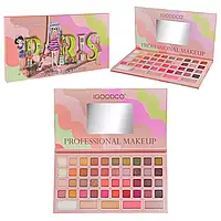 Дитяча косметика: палітра з 40 відтінків тіней для повік з пензликом Igoodco, в асортименті - LK5105