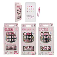 Дитяча косметика: накладні нігті та наклейки DIY, набір 12 шт., в асортименті - NL104