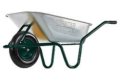 Тачка садово-будівельна MASTERTOOL D-1 одноколісна 100 л/160 кг колесо пневматичне з камерою PN 3.5х8 Ø