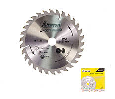 Диск пильний для дерева з твердосплавними напайками 180*22,2*30Т, адаптер 22,2-20 ТИТУЛ 08-7183