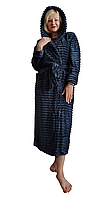 Модний довгий жіночій махровий халат на запах 44/46 р, доставка по Украине НП, Укрпочта