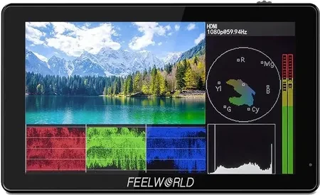 Монітор для камери Feelworld LUT5 5.5" 4K HDMI чорний, фото 1