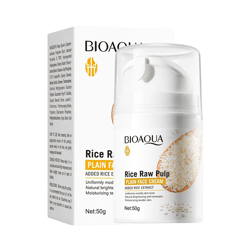 Крем для обличчя BIOAQUA Rice для освітлення та живлення шкіри 50 г