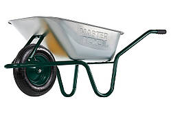 Тачка садово-будівельна MASTERTOOL D-1 одноколісна 85 л/160 кг колесо пневматичне з камерою PN 3.5х8 Ø