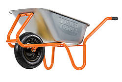 Тачка садово-будівельна MASTERTOOL D-2 одноколісна 85 л/180 кг колесо пневматичне з камерою PN 3.5х8 Ø