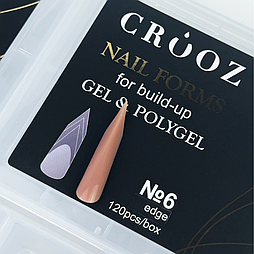 Верхні форми для нарощування Crooz Edge № 06