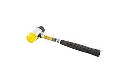 Молоток бляхаря 35 мм гума/пластик, металева рукоятка MASTERTOOL 02-0330