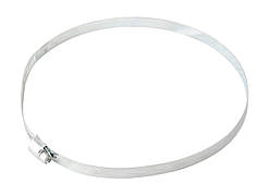 Хомут черв'ячний оцинкований American type 8,0 мм Ø130-150 мм, 10 шт MASTERTOOL 20-1975