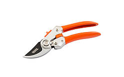 Секатор садовий 200 мм, ручки AL+PVC, лезо SK5+ТЕФЛОН MASTERTOOL 14-6123