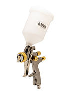 Краскопульт LVLP СБ 600 мл, пластик, Діаметр 1,8 мм, 125-170 л/хв, 1,5-2,5 бар MASTERTOOL 80-8803