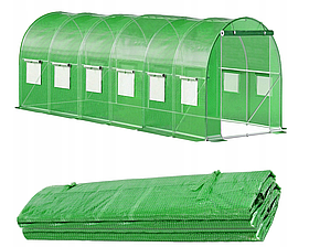 Плівка для садових теплиць,армована зелена 600 х 300 х 200 см Bass Polska 85980