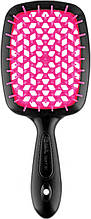 Щітка для волосся чорно-малина Janeke Superbrush 71SP226FFL, 1 шт (8006060314233)