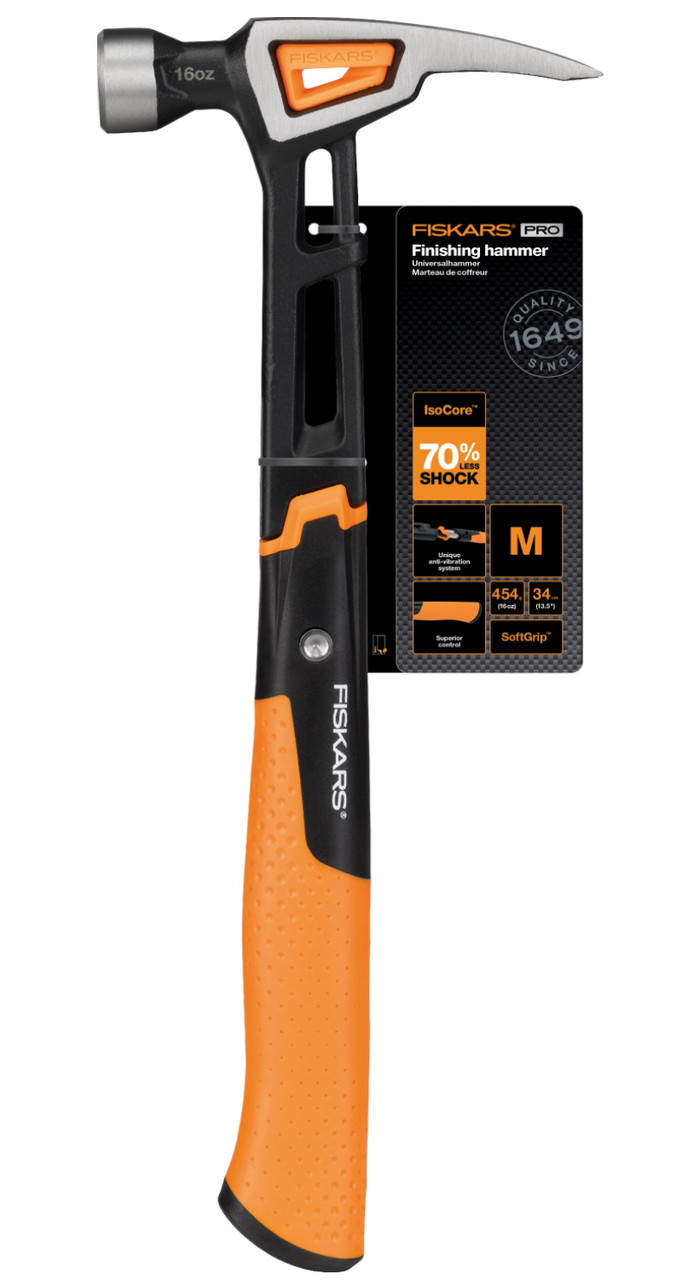 Молоток Fiskars IsoCore M (1020213), фото 1