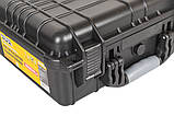 Кейс протиударний водонепроникний MASTERTOOL 406х330х174 мм поролонове наповнення 79-5018, фото 3