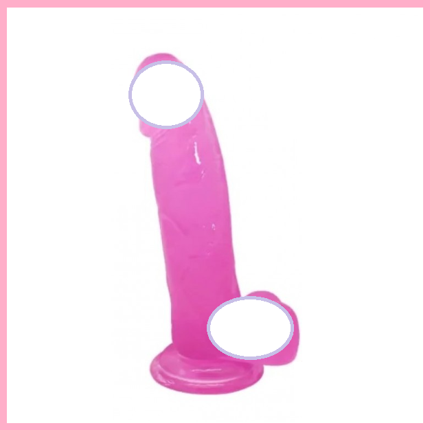 Фалоімітатор на присосці 15 см Рожевий реалістик, Штучний член для вагінальної стимуляції анальної, інтимні іг, фото 1