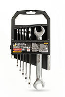 Ключі ріжкові MASTERTOOL PROFI COLD STAMPED набір 6 шт (6х7-16х17 мм) CrV DIN3110 70-1106