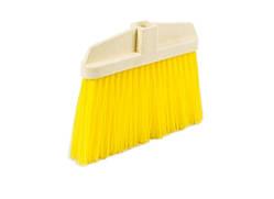 Мітла плоска MASTERTOOL YELLOW пластикова колодка 240х40х195/135 мм без ручки 14-6531