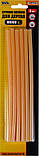 Стержні клейові MASTERTOOL WOOD 7.2х200 мм 6 шт для дерева 42-1169, фото 2