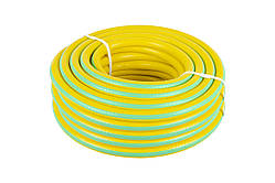 Шланг для поливу MASTERTOOL "FLOWER" 3/4" 25 м жовтий 92-1042