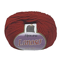 Lanoso ALPACANA (Ланосо Альпакана) №3010 червоний (Пряжа вовна, альпака з акрилом, нитки для в'язання)