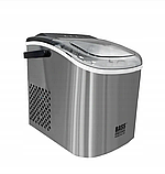 Льодогенератор електричний Bass Polska BH10002 сірий 1.3 л, продуктивність 12 кг/добу, для дому та офісу, фото 2