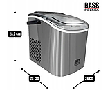 Льодогенератор електричний Bass Polska BH10002 сірий 1.3 л, продуктивність 12 кг/добу, для дому та офісу, фото 5