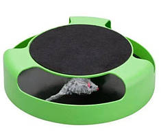 Іграшка-дряпка «Злови мишку» для котів Catch The Mouse Салатовий