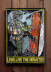 Банер "Long Live The Infantry" (Хай живе піхота)