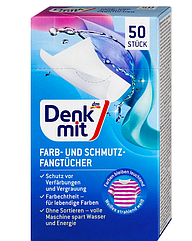 Серветки для запобігання випадкового фарбування тканин при пранні Denkmit 24 шт.