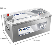 Акумулятор VARTA PROMOTIVE EFB 740 500 120 C40