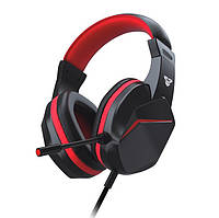 Навушники Fantech HQ54 Mars II ігрові з мікрофоном, чорно-червоні (Jack3.5мм)