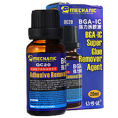 Очисник Mechanic QC20, для видалення клею та компаунда з мікросхем, 20 мл