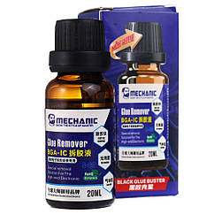 Очисник Mechanic S-60, для видалення клею та компаунда з мікросхем, 20 мл