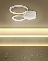 Металевий білий світлодіодний світильник стельовий AGNAT