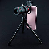 Монокуляр Losso Premium 22×, корпус алюміній, лінзи FMC, смартфон, фото 2