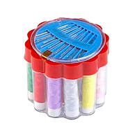 Набір швейний №JL-2 (нитки/голки/ ножиці/наперсток/ сантиметр/нитківдівач) в асортименті (120)